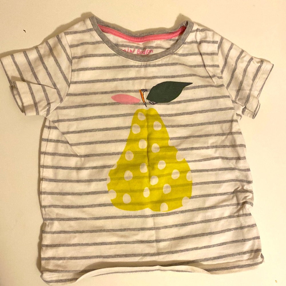 Mini boden pear shirt